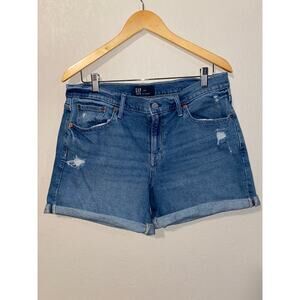 GAP Women’s Denim Distressed 5” Shorts SZ 12/31